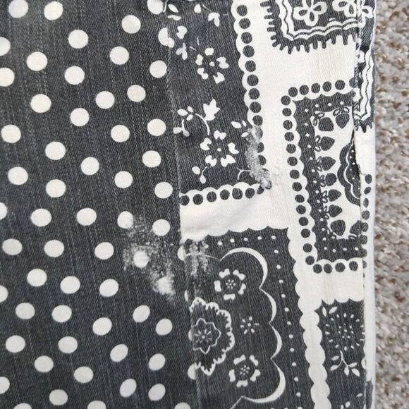 Current Elliott The Seamstress Patchwork Skinny Jeans Size 28 - Picture 6 of 14